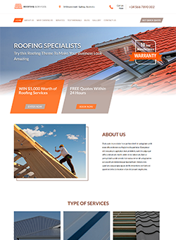 roofing industry theme choose first image