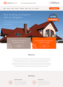 roofing industry theme choose second image